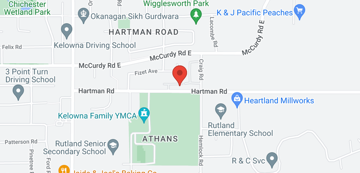 map of #109 440 Hartman Road